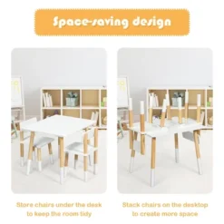 Costway Kids Wooden Table & 2 Chairs Set Children Activity Table Set 15 Costway Kids Wooden Table & 2 Chairs Set Children Activity Table Set -Roommates Store GUEST 8d687732 20c6 4598 bbbf a9fbff863708