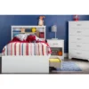 Twin Fusion Mates Bed With 3 Drawers Pure White - South Shore -Roommates Store GUEST 8e8706e8 ecc0 40df aae6 65783e25ef65