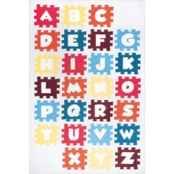 NuLOOM Peri Machine Washable Kids Alphabet Nursery Or Playroom Area Rug 17 NuLOOM Peri Machine Washable Kids Alphabet Nursery Or Playroom Area Rug -Roommates Store GUEST 906070a5 0750 40ce a6b9 7fb945b55f21