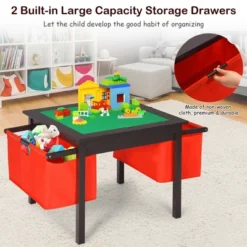 Costway 2-in-1 Kids Activity Table & 2 Chairs Set W/Storage Building Block Table 18 Costway 2-in-1 Kids Activity Table & 2 Chairs Set W/Storage Building Block Table -Roommates Store GUEST 9205c328 c67a 4b87 9a60 6a947f9694ae