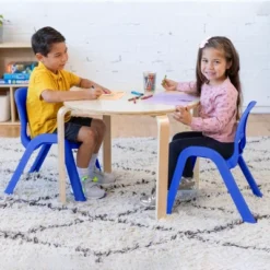ECR4Kids SitRight Plastic Children’s Chair, Indoors And Outdoors, 11in Seat Height, 4-Pack -Roommates Store GUEST 92d736bf 8015 4fe3 b6d7 5c7e1e278d46