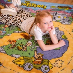 KC CUBS | The Flintstones Boy & Girl Kids City Road Car Vehicle Traffic Educational Learning & Game Play Nursery Classroom Rug Carpet 16 KC CUBS | The Flintstones Boy & Girl Kids City Road Car Vehicle Traffic Educational Learning & Game Play Nursery Classroom Rug Carpet -Roommates Store GUEST 944ffd1f 3732 4420 ac81 40527583b7e3