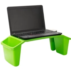 Mind Reader Kids’ Lap Desk, Freestanding Portable Table With Side Pockets, Plastic, Green, 2-Pack -Roommates Store GUEST 94bdd6d9 a18c 45c4 a50b fc737206f0dd