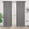 2pk Buffalo Check Window Panel Black And White - Sweet Jojo Designs -Roommates Store GUEST 95d7340c 5773 418a 9c72 f240e42e112d