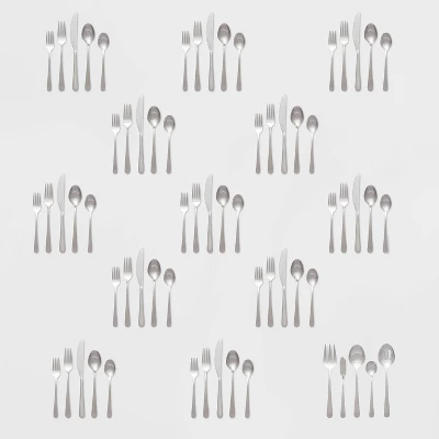 65pc Harrington Flatware Set Silver - Threshold™ 5 65pc Harrington Flatware Set Silver - Threshold™ - Image 3