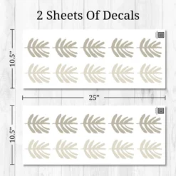 Little Leaf Wall Decor - Decalcomania 11 Little Leaf Wall Decor - Decalcomania -Roommates Store GUEST 98203951 143b 4d68 91da 025343fcb1f7