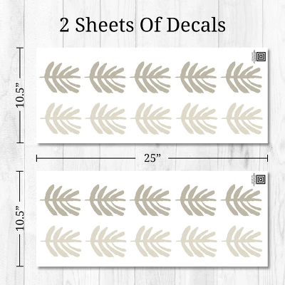 Little Leaf Wall Decor - Decalcomania 5 Little Leaf Wall Decor - Decalcomania - Image 3