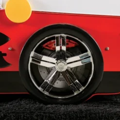 Twin Kamphora Fire Truck Engine Youth Bed - Red - MiBasics -Roommates Store GUEST 98210965 3069 4336 9711 6d8f14c74283