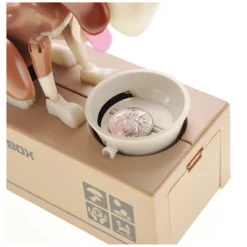 Insten My Dog Piggy Bank, Robotic Coin Munching Money Box, Kids Toys Birthday Gift, White Brown -Roommates Store GUEST 98d4e682 8eac 4c51 a0e9 7a2a72e4703a