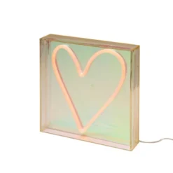 Teen Iridescent Heart Acrylic Box Novelty Table Lamp Pink - West & Arrow 7 Teen Iridescent Heart Acrylic Box Novelty Table Lamp Pink - West & Arrow -Roommates Store GUEST 99fa80ef ff4b 44fd b996 92afcb093663