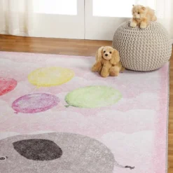 Nursery Elephant Colorful Kids Playroom Indoor Area Rug By Blue Nile Mills 16 Nursery Elephant Colorful Kids Playroom Indoor Area Rug By Blue Nile Mills -Roommates Store GUEST 9a56d96b 6143 46fa 8228 9082c2f8ba6e
