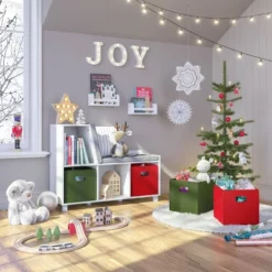 2pk Kids' 10" Floating Wall Mount Bookshelf Set White - RiverRidge Home -Roommates Store GUEST 9a5e76cb adf2 4ef3 8ca2 09ade6d6893d