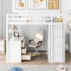 Full Size Loft Bed With Drawers, Desk And Wardrobe - ModernLuxe 2 Full Size Loft Bed With Drawers, Desk And Wardrobe - ModernLuxe -Roommates Store GUEST 9b9a7aaa 977c 4255 916d e8b69477ac35