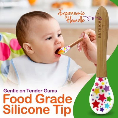 NutriChef Stars Bamboo Dinnerware Set With Silicone Suction For Kids 3 NutriChef Stars Bamboo Dinnerware Set With Silicone Suction For Kids - Image 2