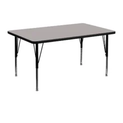 Flash Furniture 30''W X 48''L Rectangular HP Laminate Activity Table - Height Adjustable Short Legs 5 Flash Furniture 30''W X 48''L Rectangular HP Laminate Activity Table - Height Adjustable Short Legs -Roommates Store GUEST a2a34826 a539 44c5 b2d3 882f2f42a9cc