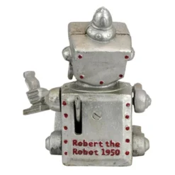 Design Toscano Robert The Robot Die-Cast Iron Mechanical Coin Bank -Roommates Store GUEST a2c08621 de3d 4e0a b367 74b0bf1a485e