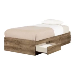 Arlen Mates Bed With 3 Drawers Weathered Oak - South Shore 14 Arlen Mates Bed With 3 Drawers Weathered Oak - South Shore -Roommates Store GUEST ac891cdf 3d95 4278 a755 da1bc80a6804