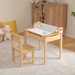 Costway Toddler Multi Activity Table With Chair Kids Art & Crafts Table With Paper Roll Holder 13 Costway Toddler Multi Activity Table With Chair Kids Art & Crafts Table With Paper Roll Holder -Roommates Store GUEST ad6b0ed4 f205 42ca 8e26 579ecdff862a