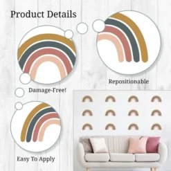 Neutral Rainbows Wall Decor - Decalcomania 14 Neutral Rainbows Wall Decor - Decalcomania -Roommates Store GUEST aef7aee4 82b0 45dd 8d59 b003093b140f