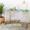 Jacqueline Maldonado Paradise Palms Desk With Gold Legs - Deny Designs -Roommates Store GUEST aefb5fff 2486 4cea a12a 4b5a6b9da54c