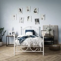 Twin Kids' Bombay Metal Bed White - Room & Joy 16 Twin Kids' Bombay Metal Bed White - Room & Joy -Roommates Store GUEST af02aa89 6960 4d98 911d 3c9504ccbb39