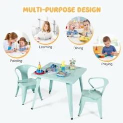 Costway Kids Steel 27'' Square Table Children Play Learn Activity Table Indoor Outdoor 17 Costway Kids Steel 27'' Square Table Children Play Learn Activity Table Indoor Outdoor -Roommates Store GUEST af241093 700f 42b0 9069 1d8f626f81c3