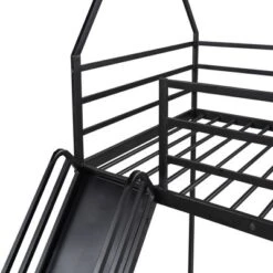 Twin Over Twin House Bunk Bed With Ladder And Slide - ModernLuxe -Roommates Store GUEST af30823f 957e 4891 ae5b 1aefc2cebfa6