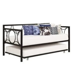 Gavin Universal Metal Trundle For Daybeds Black - Room & Joy -Roommates Store GUEST b0645484 25ba 43b1 8540 64ee15911386