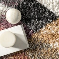 Dabney Abstract Kids Shag Area Rug -Roommates Store GUEST b146d1b4 a393 489b ad43 75ff08a665af