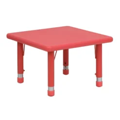 Flash Furniture 24" Square Plastic Height Adjustable Activity Table 24 Flash Furniture 24" Square Plastic Height Adjustable Activity Table -Roommates Store GUEST b21074ac b323 40e1 8336 f944973aa713