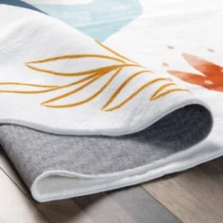 NuLOOM Elain Cheerful Elephant Machine Washable Kids Area Rug -Roommates Store GUEST b951631c b5d8 4f9a 8fbb d802e9747dcf