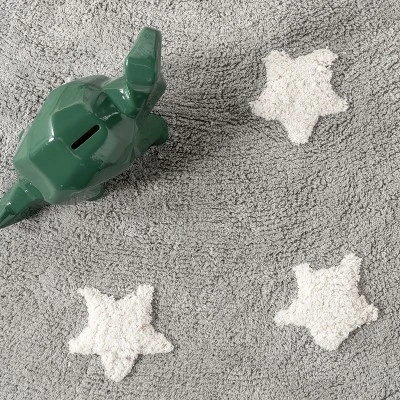 NuLOOm Raised Stars Kids Machine Washable Area Rug 7 NuLOOm Raised Stars Kids Machine Washable Area Rug - Image 5