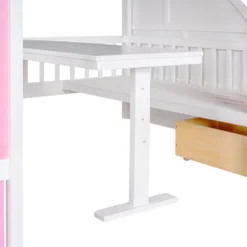 Full-Over-Full Bunk Bed With Changeable Table, Separable Bunk Bed Turn Into Upper Bed And Down Desk-ModernLuxe -Roommates Store GUEST bcf3587a 4990 4fec 8d53 0cac4ac0641d