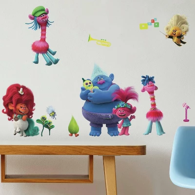Roommates Trolls World Tour Peel And Stick Wall Decal 3 Roommates Trolls World Tour Peel And Stick Wall Decal