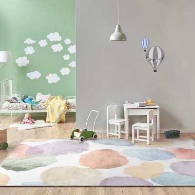 Well Woven WatercolorDot Kids Area Rug 7 Well Woven WatercolorDot Kids Area Rug - Image 5