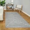 5'3"x7' Elias Stripe Kids' Area Rug Gray - Balta Rugs -Roommates Store GUEST be9438cd 0cf1 47c8 a037 9b14ccbb6dff