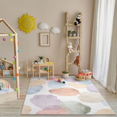 Well Woven WatercolorDot Kids Area Rug 8 Well Woven WatercolorDot Kids Area Rug - Image 6
