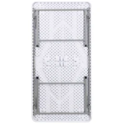 Emma And Oliver 4.93-Foot Kid's Granite White Plastic Folding Activity Table - Play Table -Roommates Store GUEST c1988e5a f1dc 4439 ade1 331192093d40