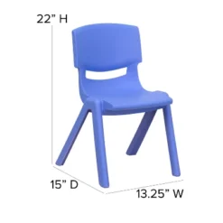 Flash Furniture 4 Pack Plastic Stackable School Chair With 12'' Seat Height -Roommates Store GUEST c2cc4fd9 29b2 47d5 9f15 ce02a91a2e88