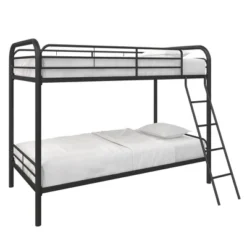 Twin Over Twin Evan Metal Bunk Bed - Room & Joy -Roommates Store GUEST c32fc4ac b227 4f9c b7d7 2e4b63bd4dad