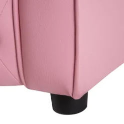 Qaba Kids Sofa Toddler Tufted Upholstered Sofa Chair Princess Couch Furniture With Diamond Decoration For Preschool Child, Pink -Roommates Store GUEST c3f2399e 9085 4fee bd92 49866cabc865