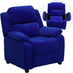 Emma And Oliver Deluxe Padded Contemporary Kids Recliner With Storage Arms 39 Emma And Oliver Deluxe Padded Contemporary Kids Recliner With Storage Arms -Roommates Store GUEST c43dd520 59fb 4cd9 b3be 1c0e0bc315f1