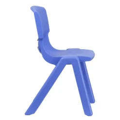 Emma And Oliver 4 Pack Blue Plastic Stack School Chair With 15.5"H Seat, 3rd-7th School Chair 17 Emma And Oliver 4 Pack Blue Plastic Stack School Chair With 15.5"H Seat, 3rd-7th School Chair -Roommates Store GUEST c9711bc6 20e4 40f0 a993 4f65b94d8b9f