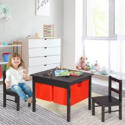 Costway 2-in-1 Kids Activity Table & 2 Chairs Set W/Storage Building Block Table 15 Costway 2-in-1 Kids Activity Table & 2 Chairs Set W/Storage Building Block Table -Roommates Store GUEST cbaa44e8 70ed 421d 95c4 69e9465e39d9