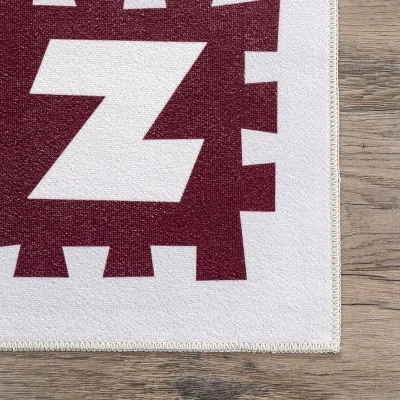 NuLOOM Peri Machine Washable Kids Alphabet Nursery Or Playroom Area Rug 4 NuLOOM Peri Machine Washable Kids Alphabet Nursery Or Playroom Area Rug - Image 2