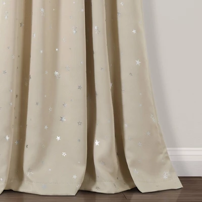 Set Of 2 Star Blackout Window Curtain Panels - Lush Décor 5 Set Of 2 Star Blackout Window Curtain Panels - Lush Décor - Image 3