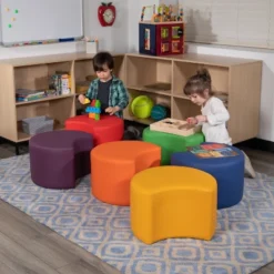 Flash Furniture Soft Seating Flexible Moon For Classrooms And Daycares - 12" Seat Height 19 Flash Furniture Soft Seating Flexible Moon For Classrooms And Daycares - 12" Seat Height -Roommates Store GUEST cf7d3ee1 a3c2 4abb 8d9e 80806d981e5e