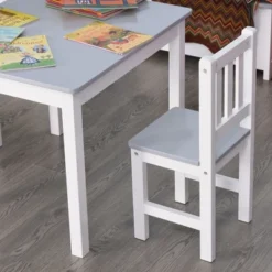 Qaba Kids Table And Chair Set For Arts, Meals, Lightweight Wooden Homework Activity Center, Toddlers Age 3+, Gray 11 Qaba Kids Table And Chair Set For Arts, Meals, Lightweight Wooden Homework Activity Center, Toddlers Age 3+, Gray -Roommates Store GUEST d0bf6846 6423 45bd 8263 00ff71754f08