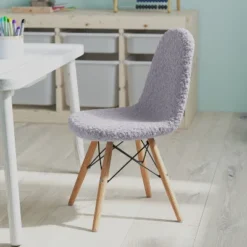 Merrick Lane Children's Lyon Faux Shearling Accent Chair, Modern Accent Chair For Bedroom, Entryway, And Living Room 14 Merrick Lane Children's Lyon Faux Shearling Accent Chair, Modern Accent Chair For Bedroom, Entryway, And Living Room -Roommates Store GUEST d1a88d17 8632 4390 9c33 50eae6866985