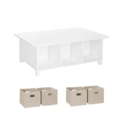 5pc Kids' Activity Table Set With 4 Bins - RiverRidge Home -Roommates Store GUEST d59e9770 2f6c 445d aab9 2d13fd00d56d